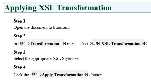 conref resolved by an XML editor